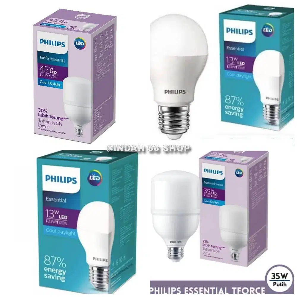 Bola Lampu LED PHILIPS / Bohlam / Balon