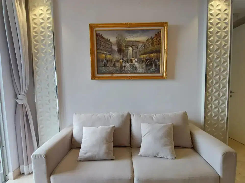 DIJUAL CEPAT APARTEMEN FULL FURNISHED BEST VIEW FREE PARKING di APARTEMEN GOLD COAST