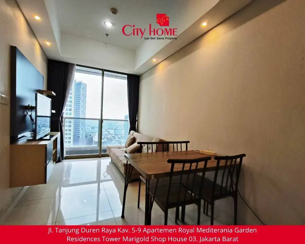 Disewakan Apartemen Furnished 3 BR di Taman Anggrek Residences