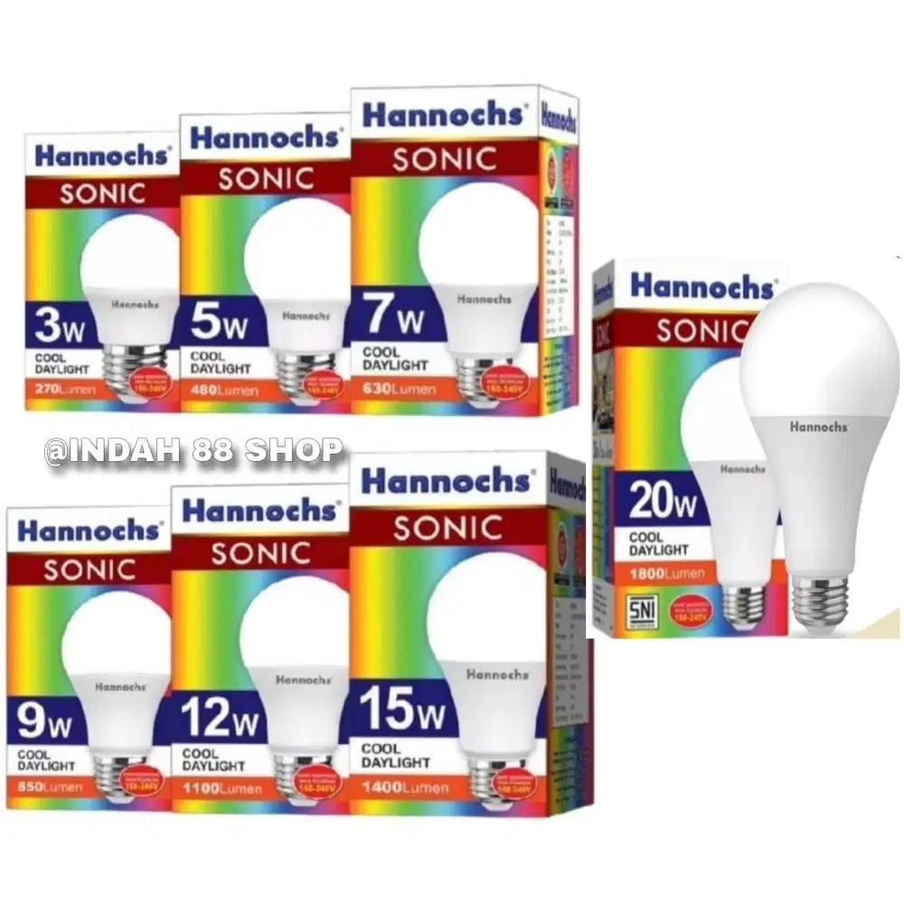 Bohlam / Lampu LED Hannochs SONIC / Bola Lampu Balon