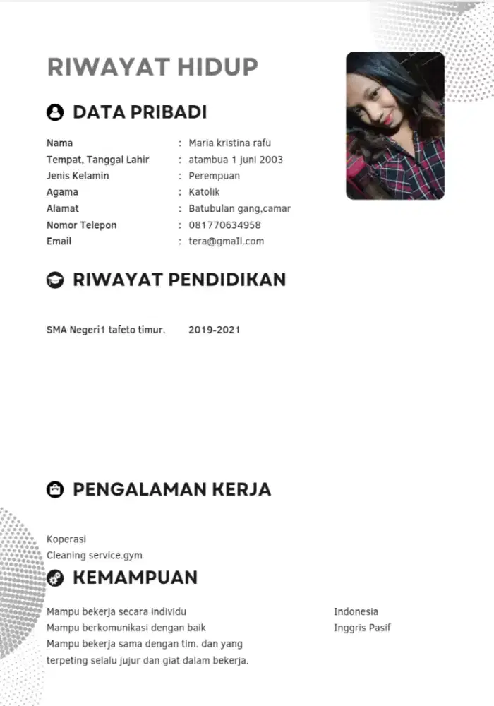 Cari lowongan kerja harian