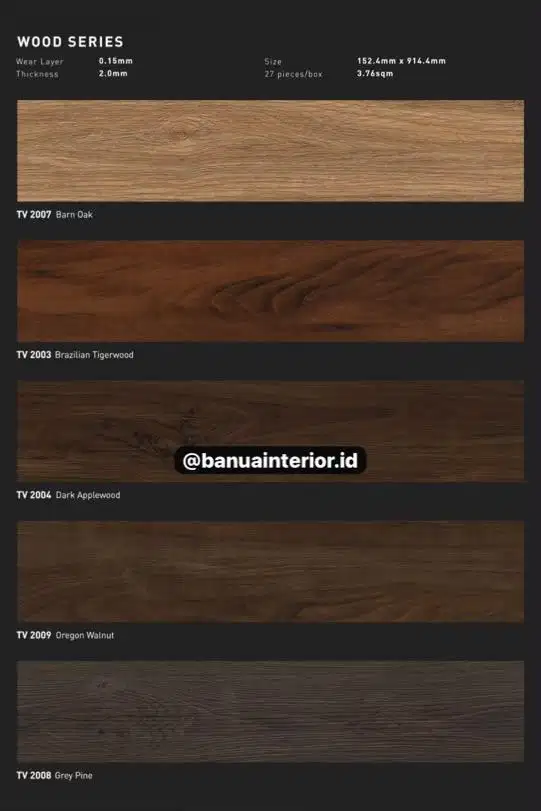 Lantai Vinyl 2 mm ( Taco )