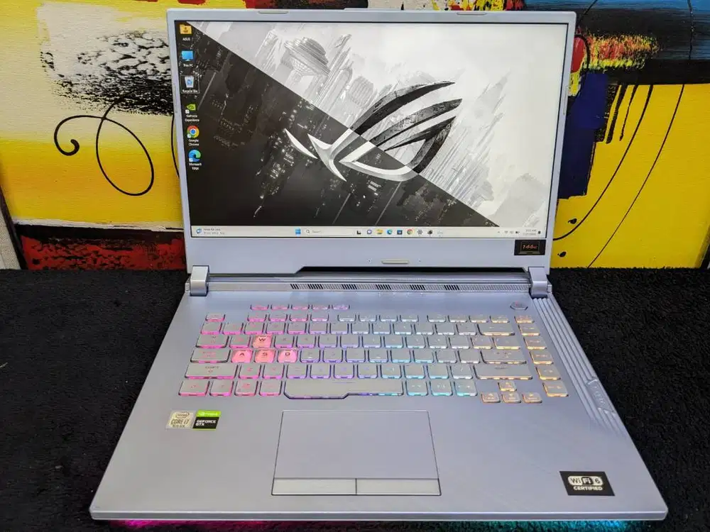 Laptop Asus ROG Strix G512 Glacier Blue Core i7 Gen 10 8/512 Nvidia GT