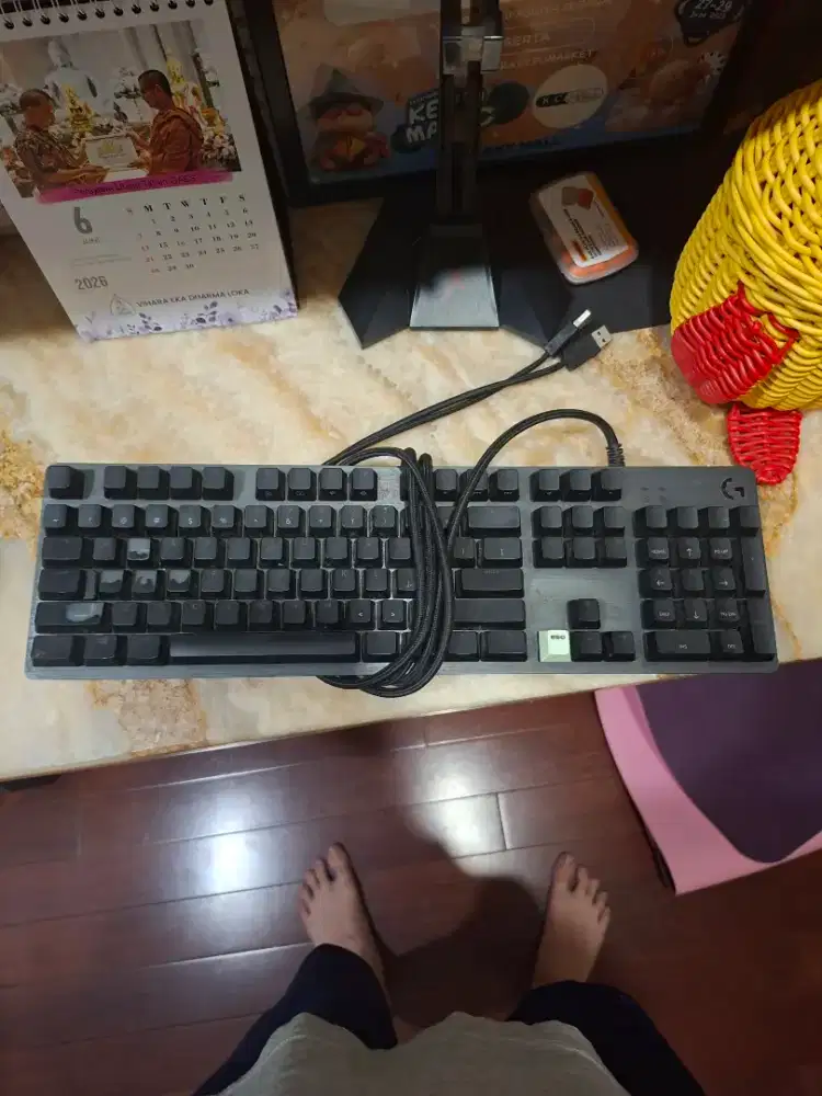Jual keyboard logitech g512 keycaps 100%