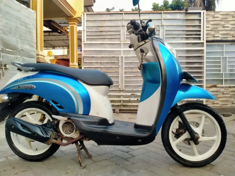 Honda Scoopy lengkap motor sehat keterangan detail dibawah