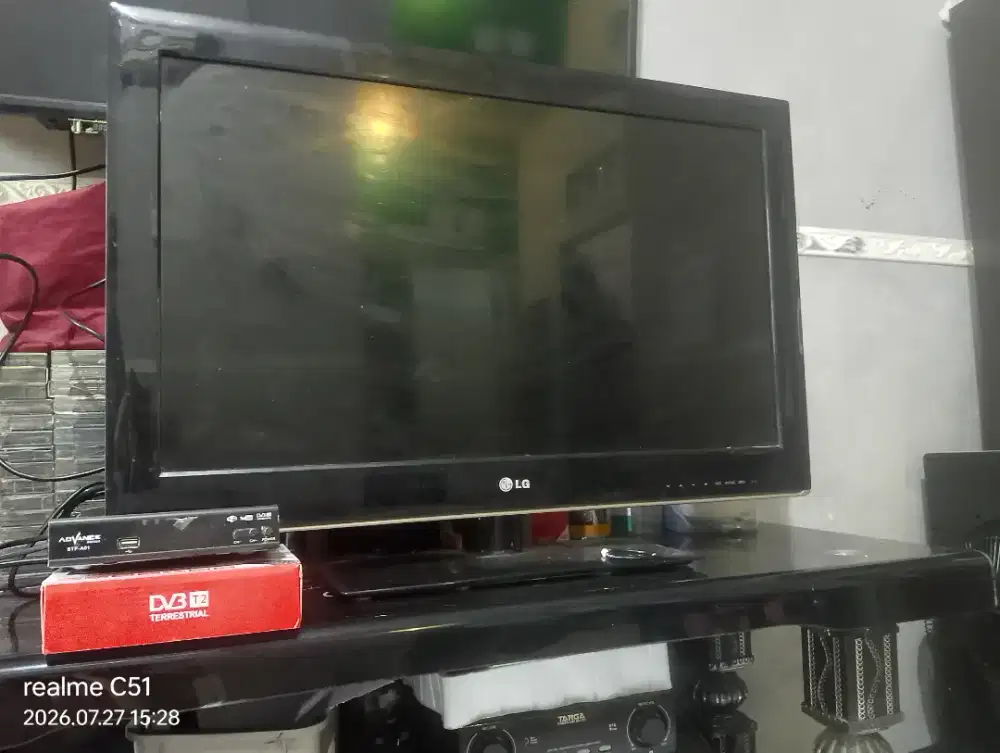 Lcd tv merk LG 32 + stb advance