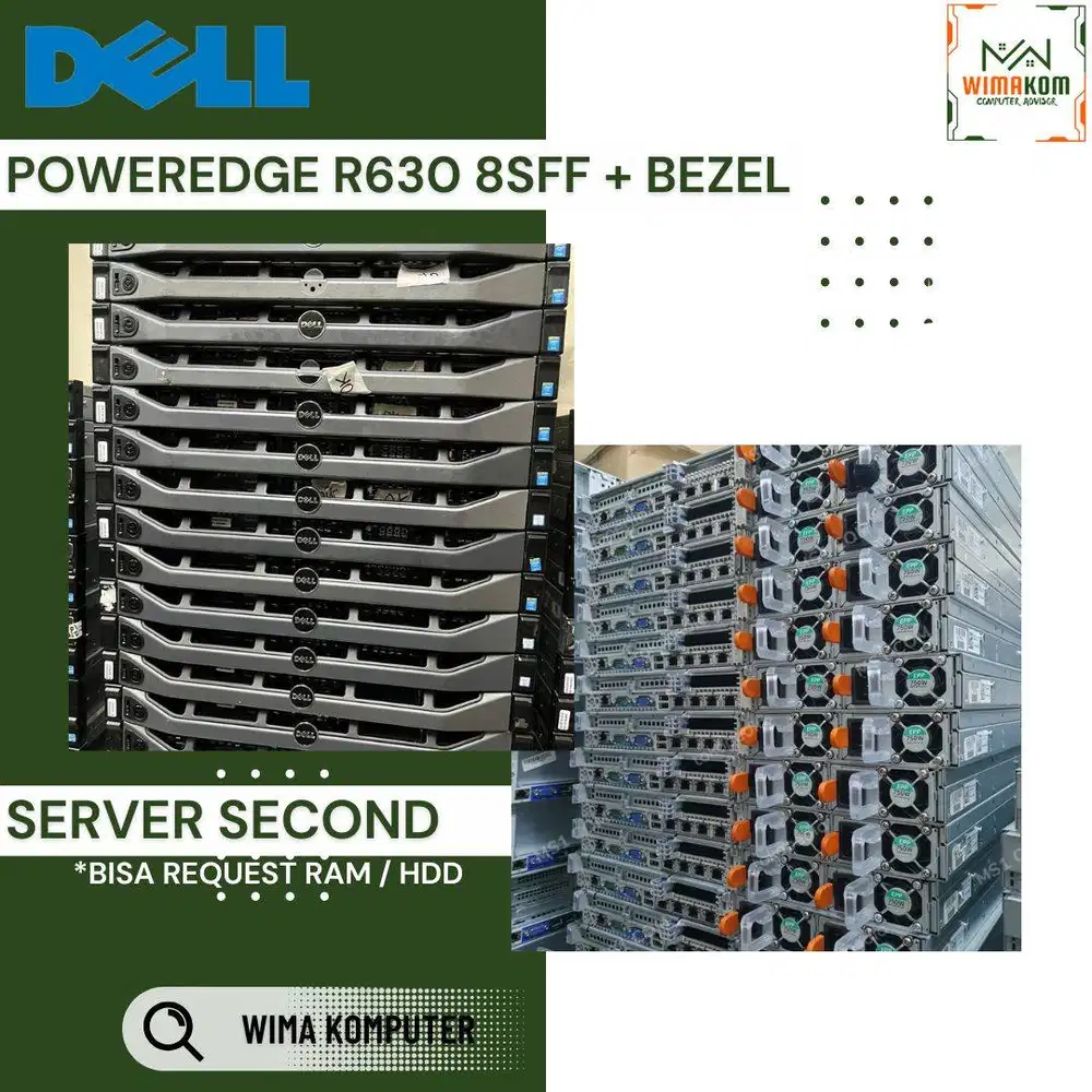 SERVER DELL R630 8 SFF 2x XEON E5-2698V3 64 CORE RAM 128GB SAS 2.4TB