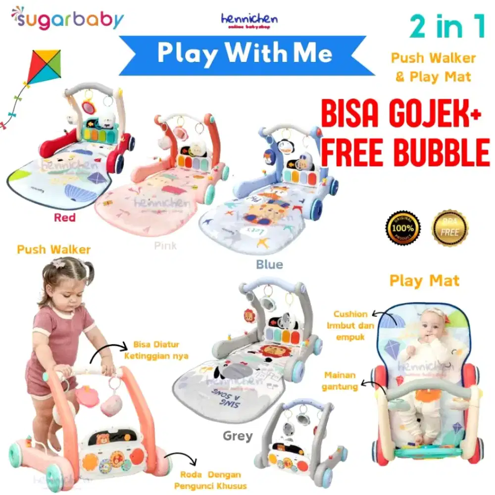 SUGAR BABY 2in1 WALKER PLAYMAT