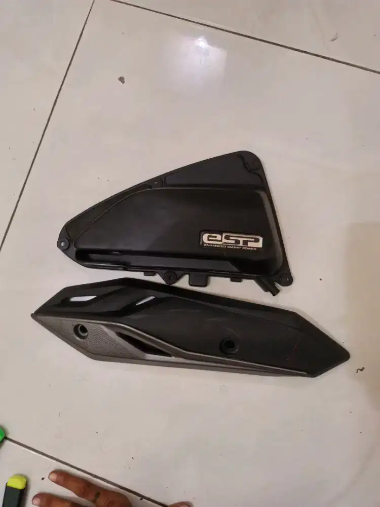 Tameng Knalpot & tutup filter honda beat deluxe gen 2 ori