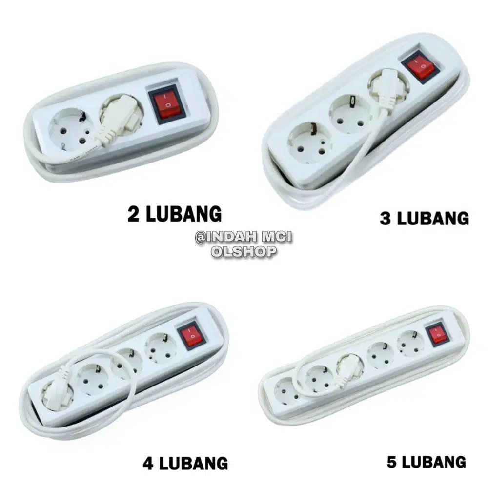 Stopkontak Saklar + Kabel / Colokan Sambung