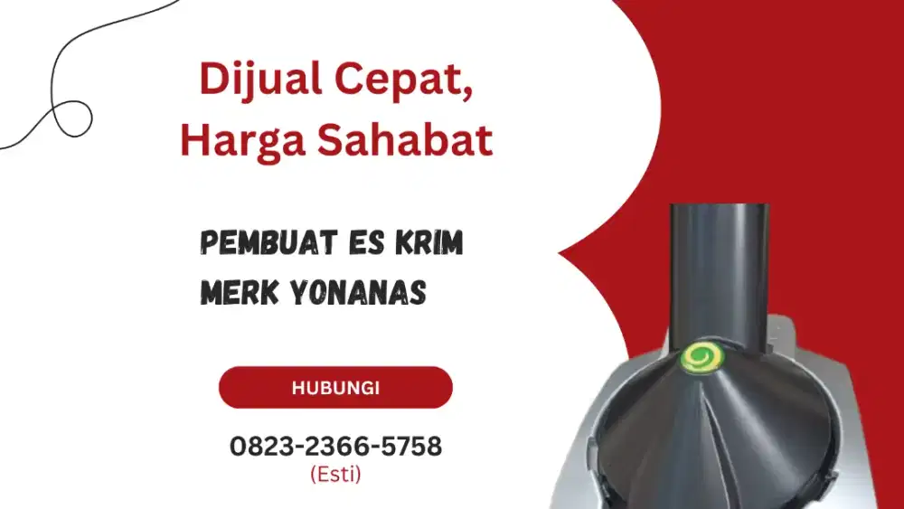 Dijual Alat Pembuat Es Krim