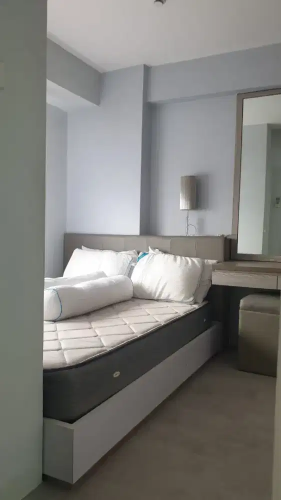 JUAL 2BR FURNISH ATAS MALL BASSURA CITY TOWER ALAMANDA LT.15 SHM