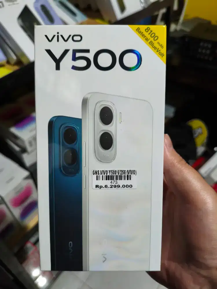 Vivo y500 6/256 gb ready stok di toko Atlantis