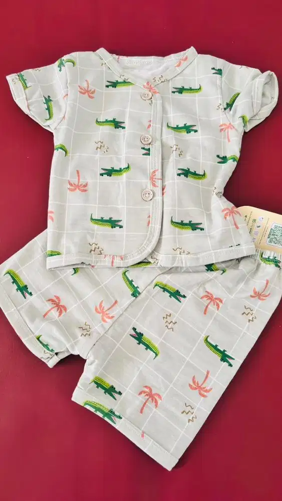 Setelan Baju Pendek Bayi