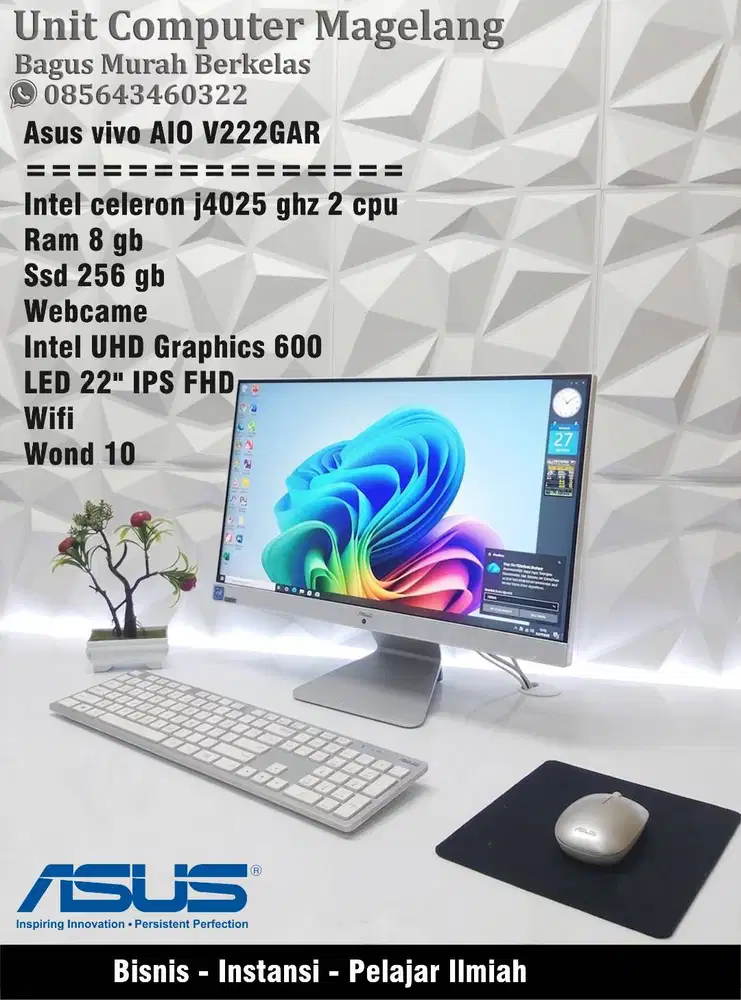 Asus vivo AIO V222GAR  II PC All in one II Asus II 8 GB II SSD