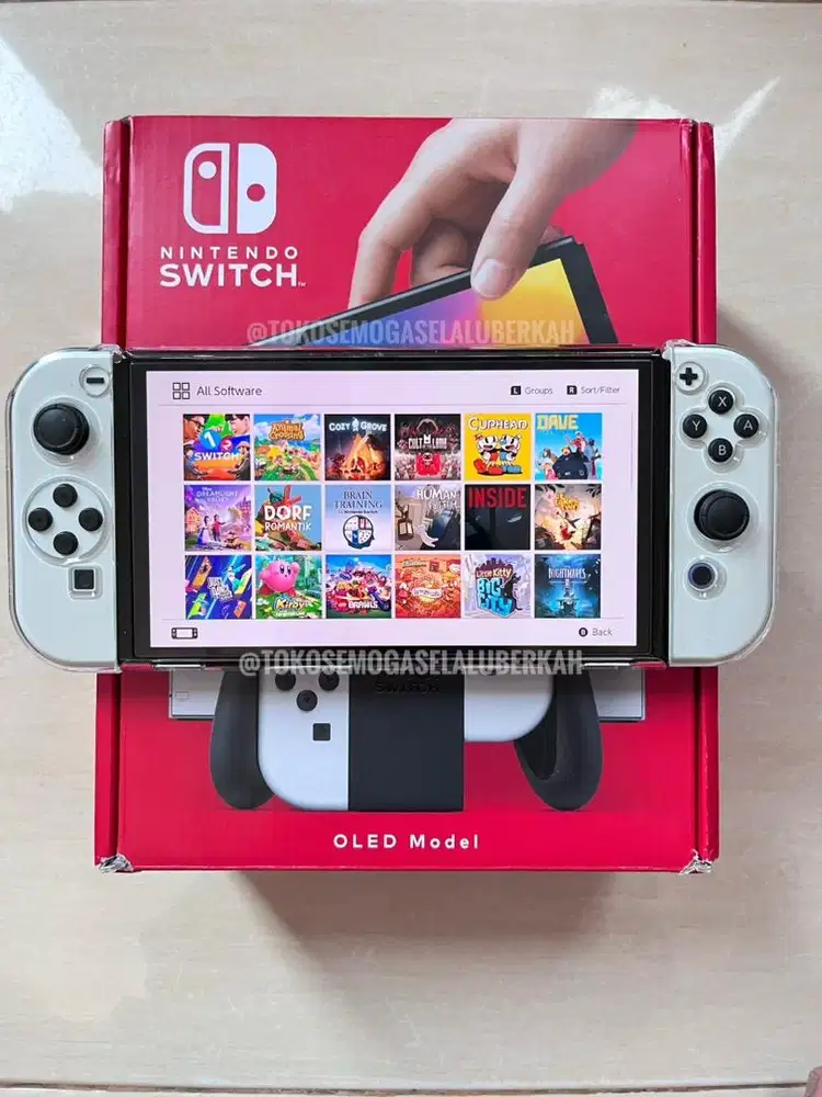 Nintendo Switch Oled 256GB Fullgame Fullset