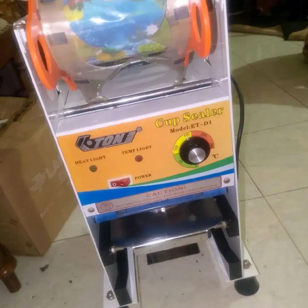 Cup Sealer ETON ETD1 mesin press gelas plastik bekas