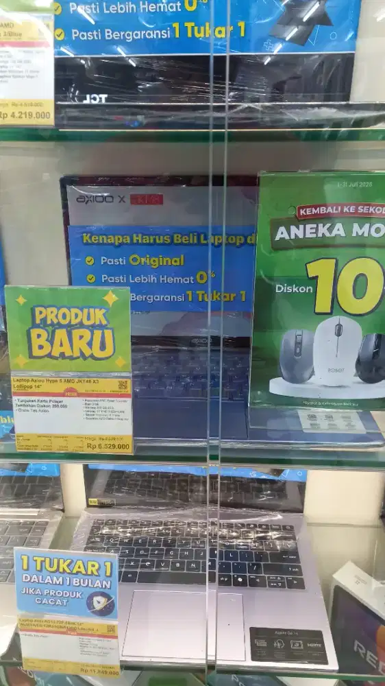 PROMO CICILAN BUNGA 0% HOME CREDIT ( LAPTOP AXIOO HYPE 8GB / 256GB )