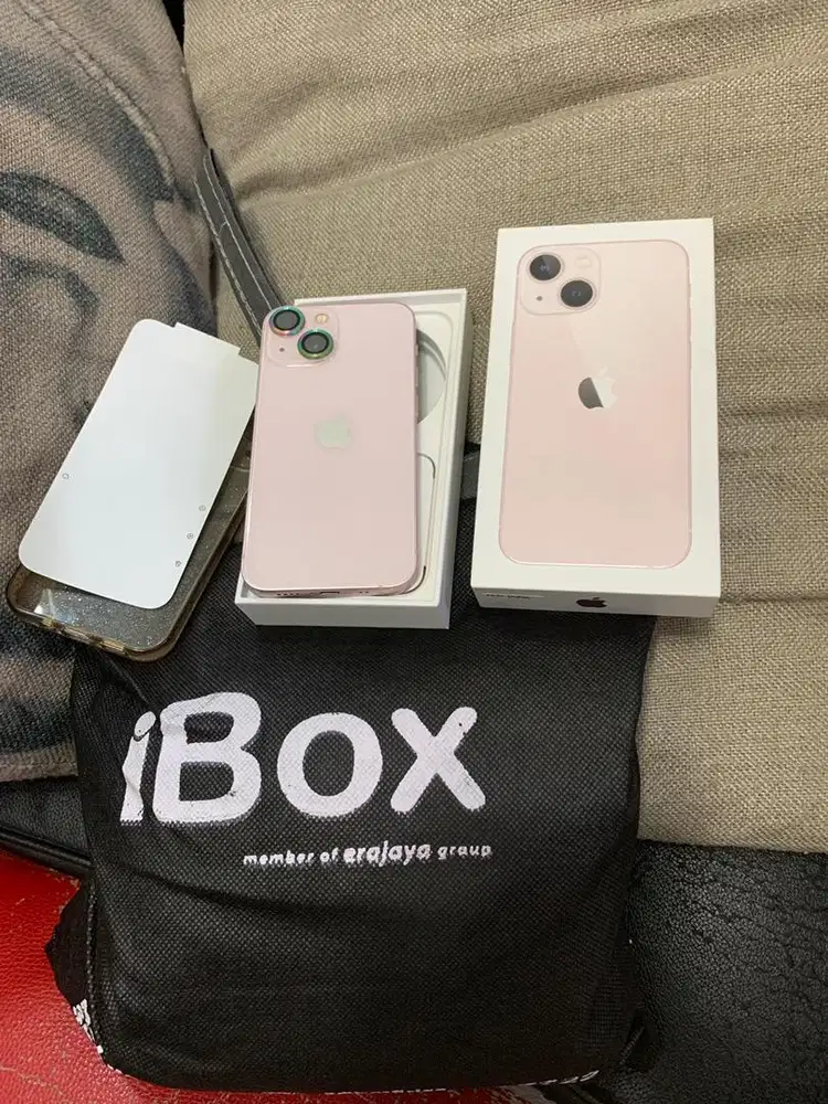 Iphone 13 mini 256 pink iBox resmi lengkap