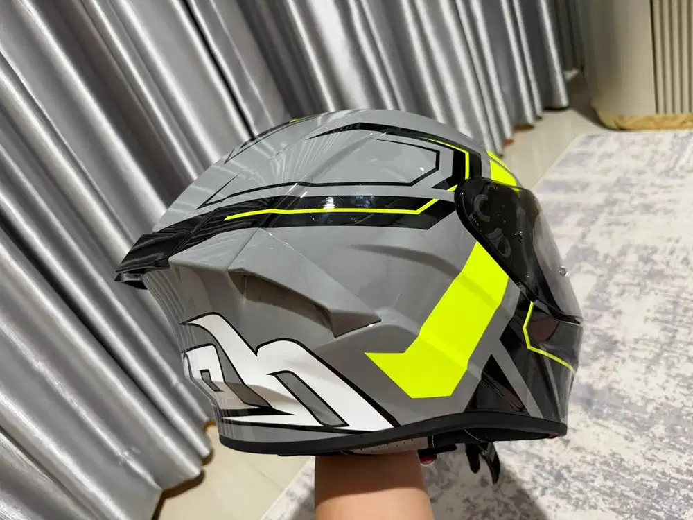 Helm Fullface AIROH Spark 2 Dart Yellow Double Visor