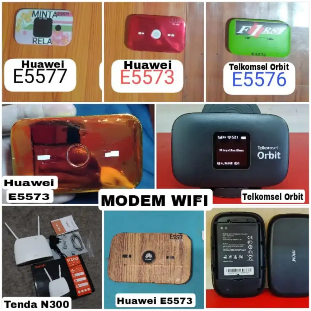 Modem Mifi wifi huawei 25573 E5576 E5577 Tenda N300 Telkomsel Orbit
