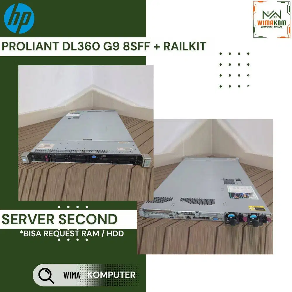 SERVER DL360 G9 8 SFF 2x Xeon E5-2673v4 80 CORE RAM 256GB SAS 14.4TB