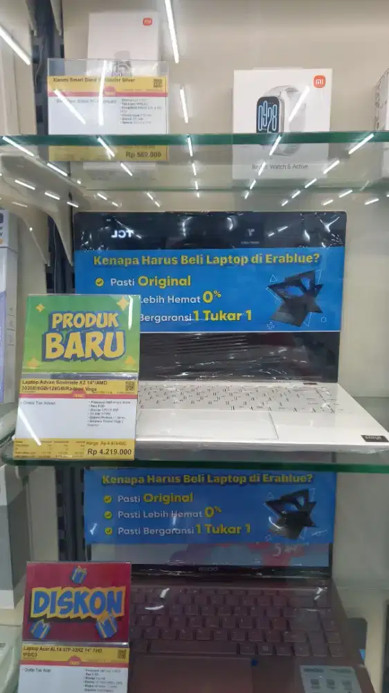 PROMO CICILAN BUNGA 0% HOME CREDIT ( LAPTOP ADVAN 8GB / 128GB )
