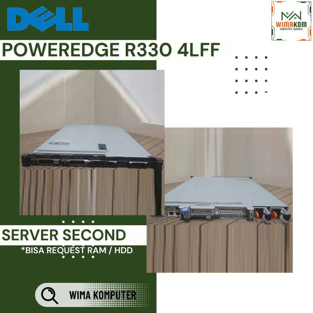 SERVER DELL R330 4 LFF XEON E3-1270v6 8 CORE RAM 16GB SAS 900GB
