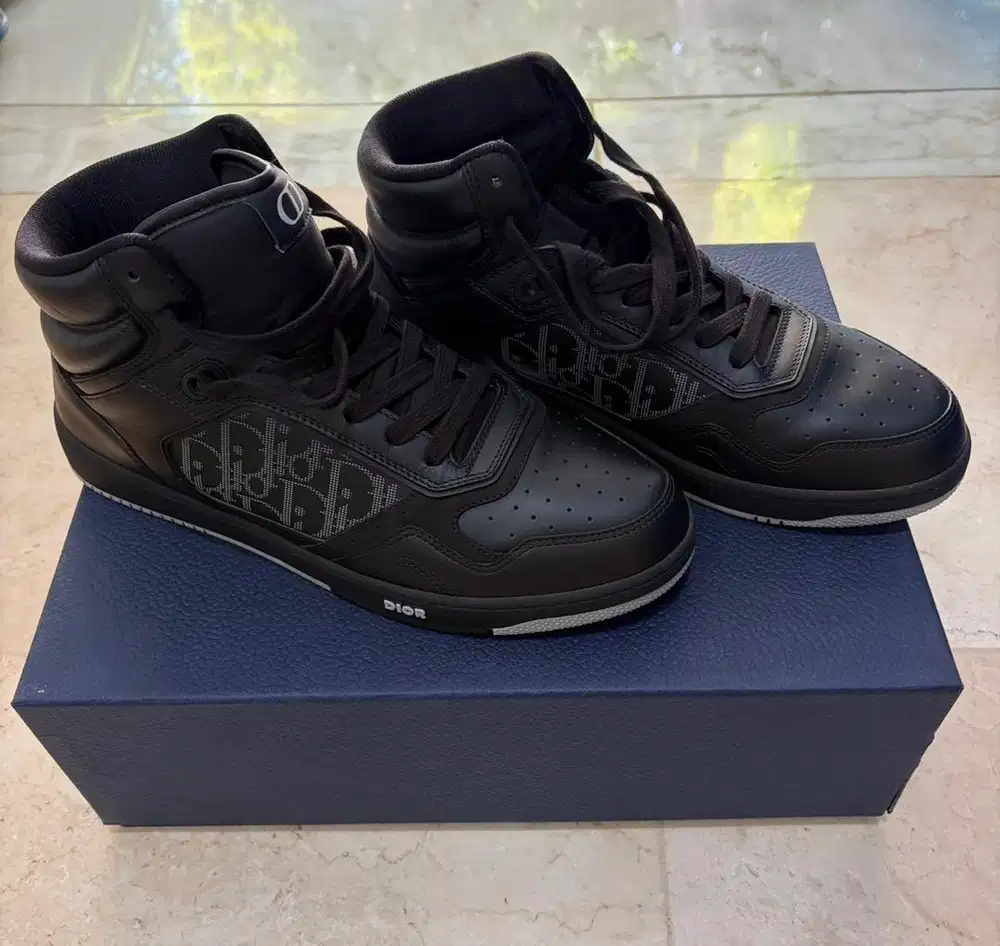 For Sale ORGINAL Sneakers Dior B27 high uptown Black Oblique Gress..