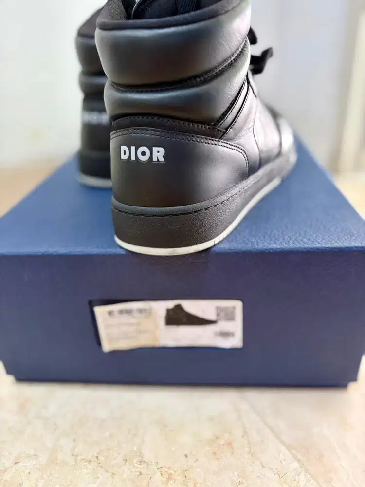 For Sale ORGINAL Sneakers Dior B27 high uptown Black Oblique Gress..