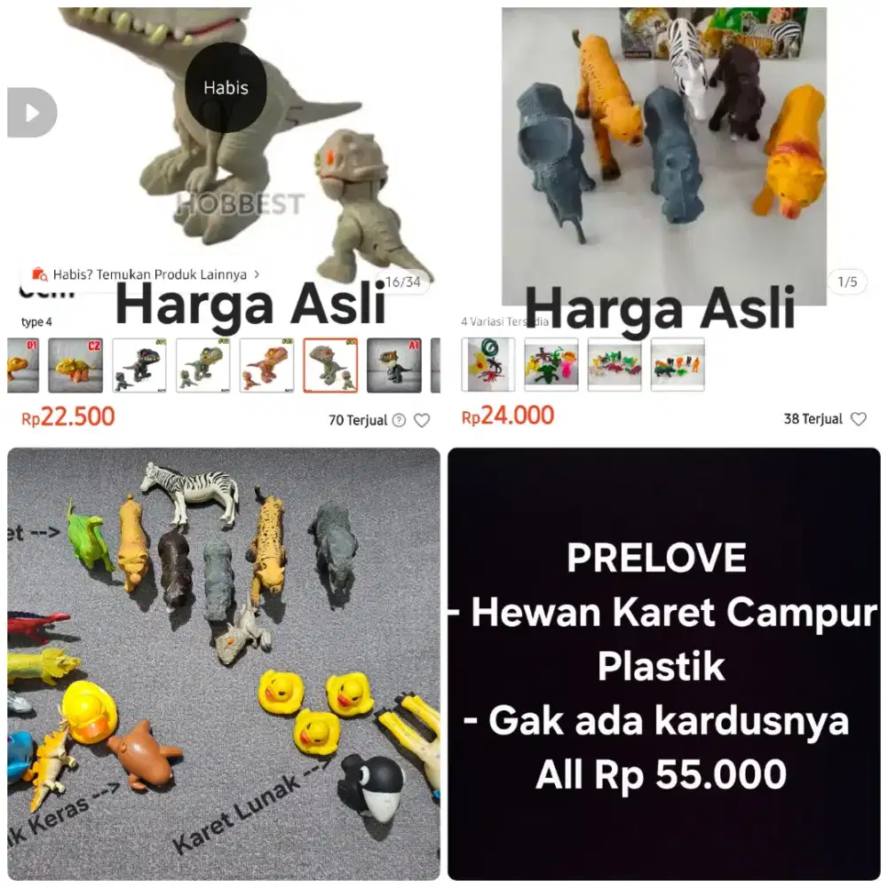 PRELOVE MAINAN ORI & NON ORI