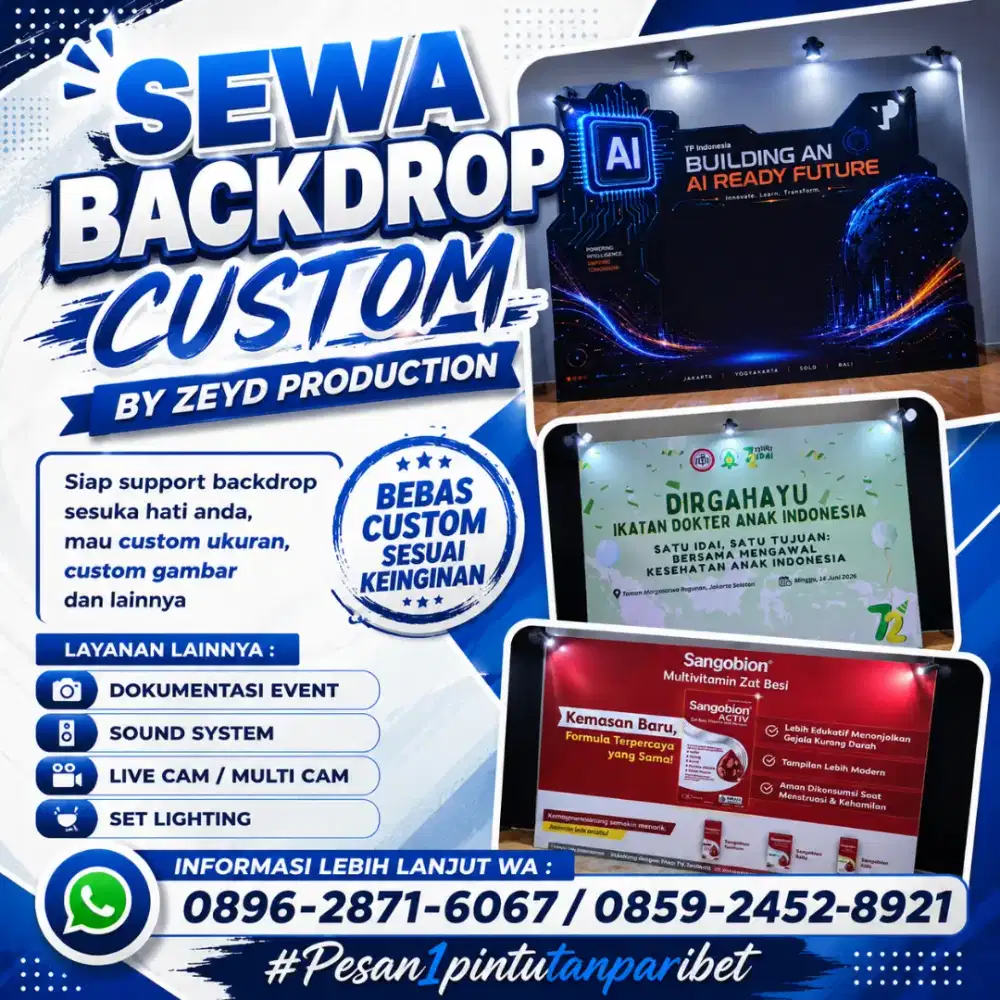 Sewa Backdrop Custom