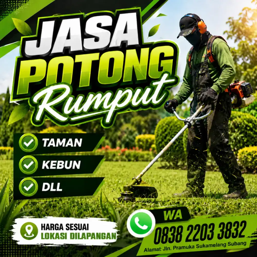 Jasa potong rumput
