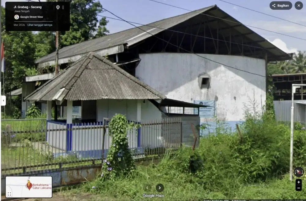 Gudang 400m²+Lahan 2Ha Pinggir Jalan Utama Grabag,NEGO