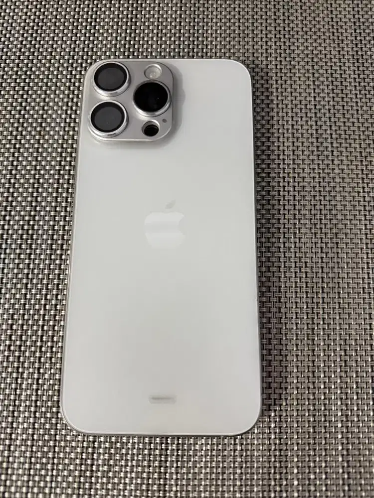 I phone 15 promax - 256gb (white titanium - fullset digimap)