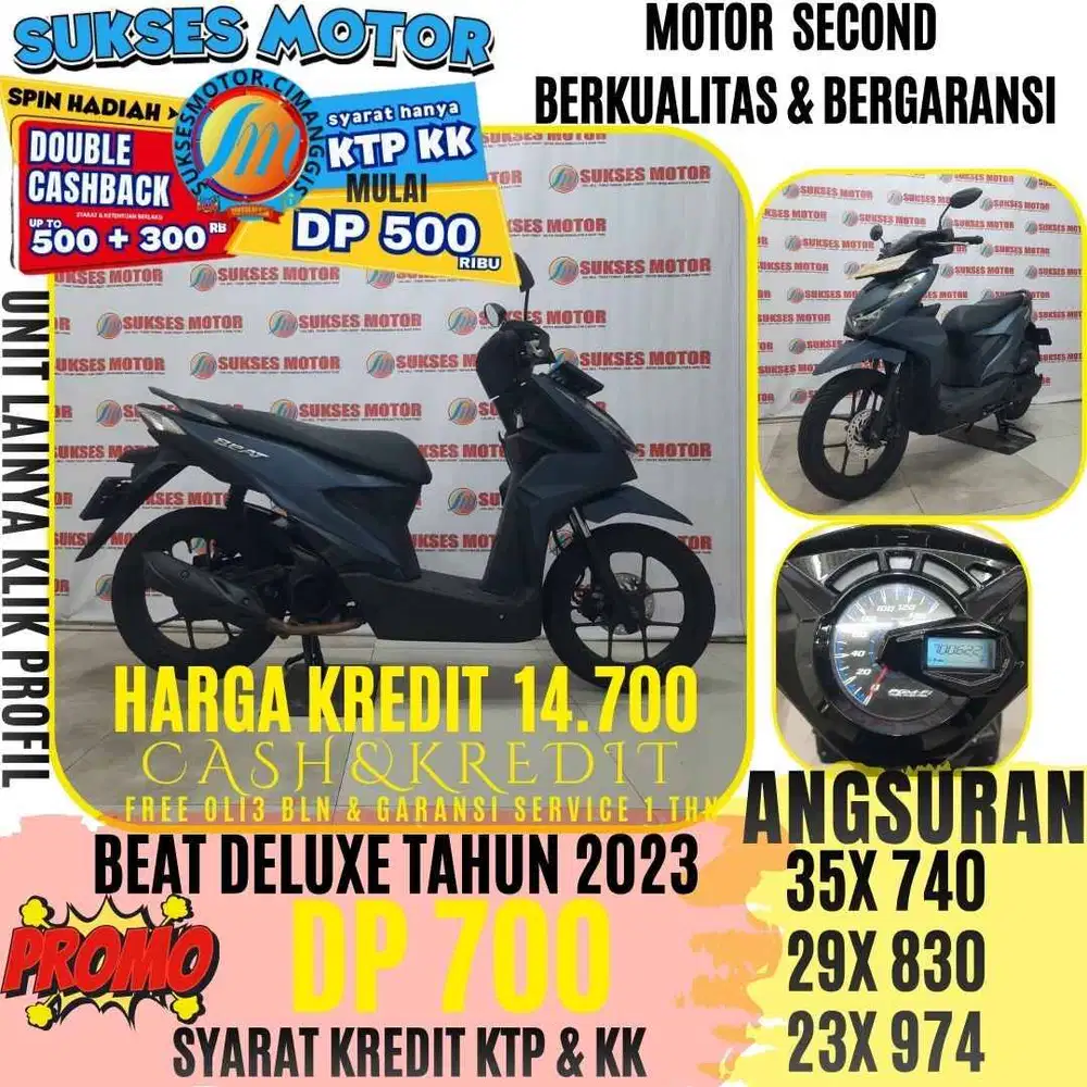 BEAT DELUXE TAHUN 2023 DP MULAI 500 RIBUAN BERGARANSI