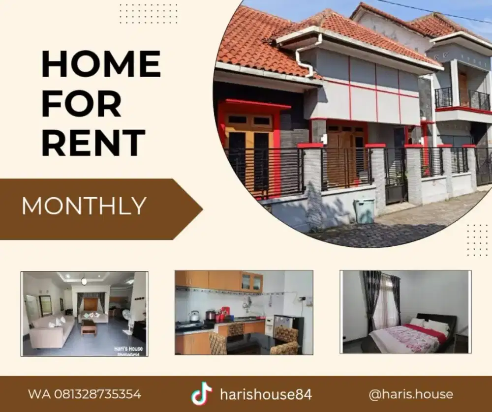 Rumah Sewa Bulanan Murah