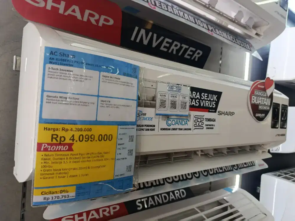 AC SHARP INVERTER AH-X10BEY