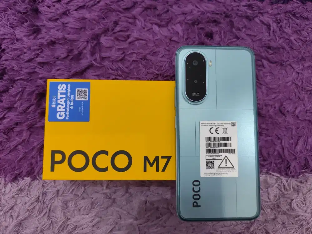 Poco M7 8/256 1 bulan pakai