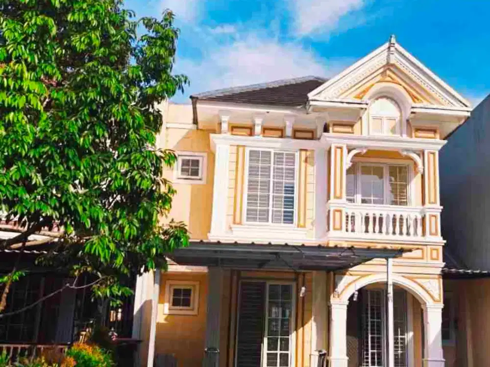 Rumah Renovasi Halaman belakang luas harga menarik Victoria river park BSD city