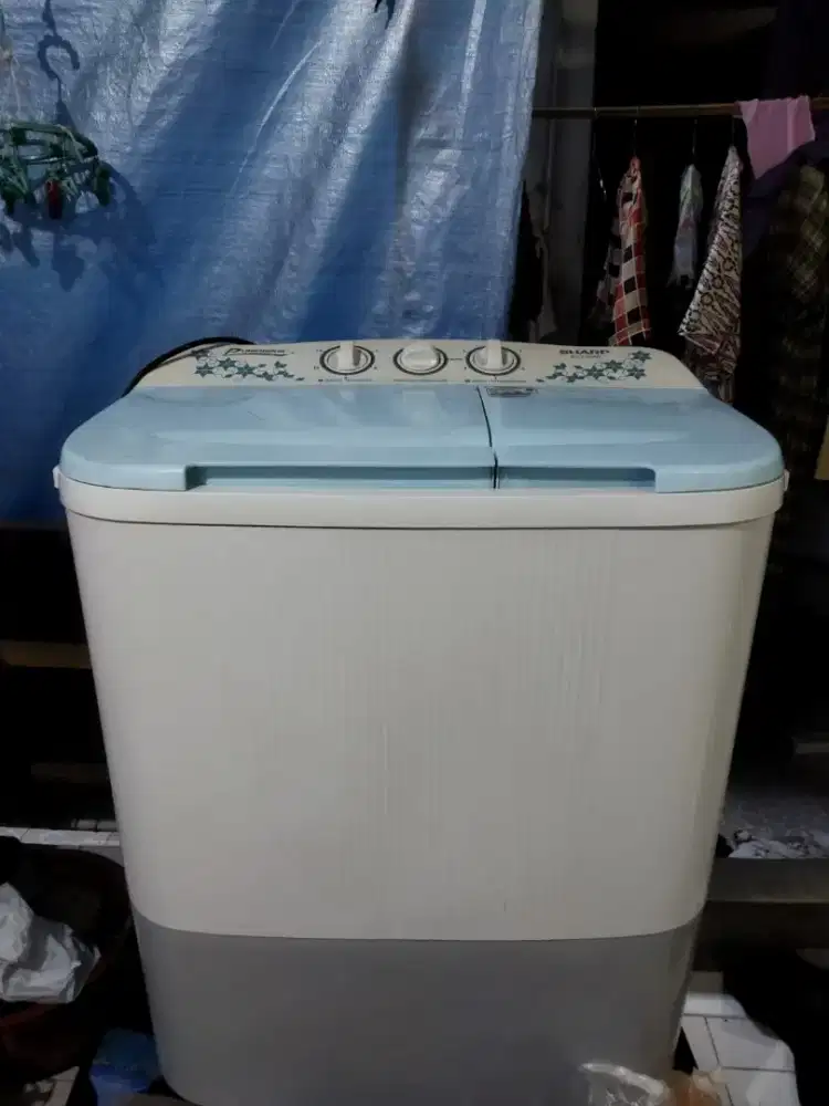 Dijual Mesin Cuci Sharp Puremagic 2 Tabung 7 Kg
