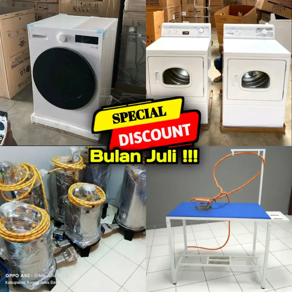 Mesin laundry - paket lengkap usaha laundry