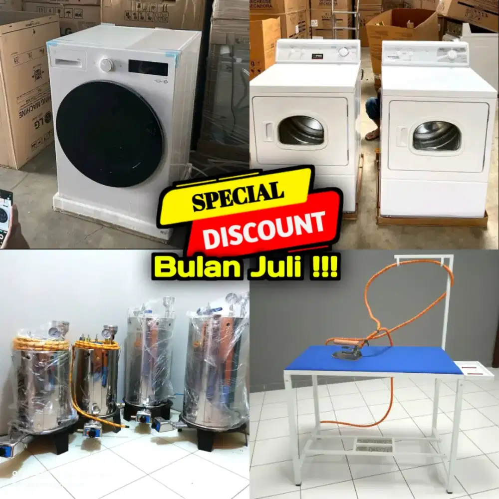 Mesin laundry - paket lengkap usaha laundry
