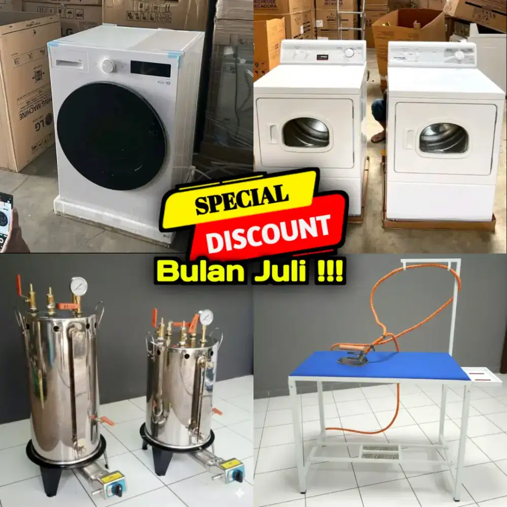 Mesin laundry - paket lengkap usaha laundry