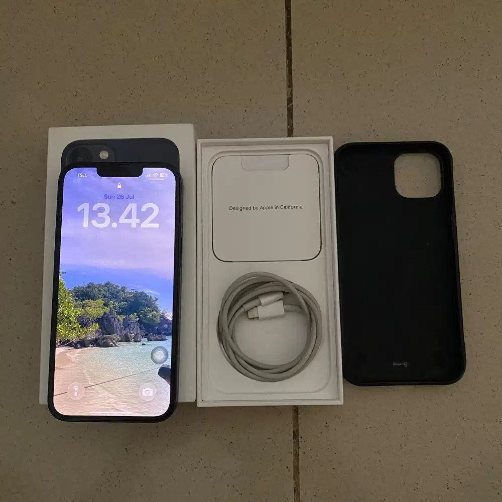 Iphone 13 128 ibox garansi on aktif midnight