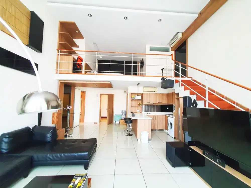 Disewakan Apartment Citylofts Sudirman, Lb.105m2, Type 2 BR, Full Furnished, Harga : 150 Juta/Thn