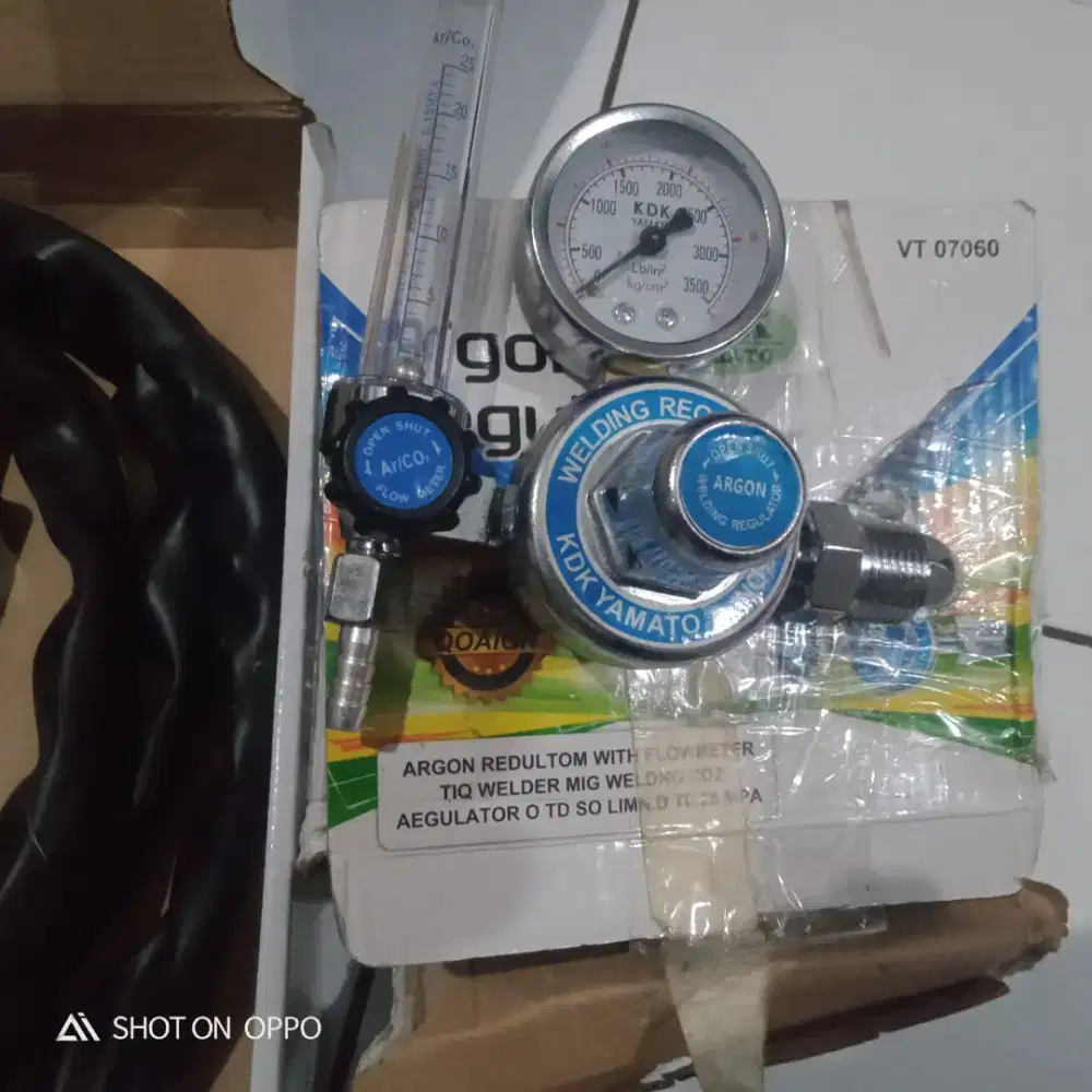 Torch argon rhino dan argon regulator