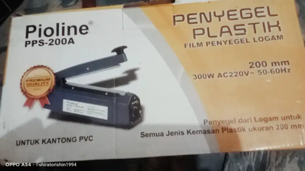 PENYEGEL PLASTIK PIOLINE 200MM
