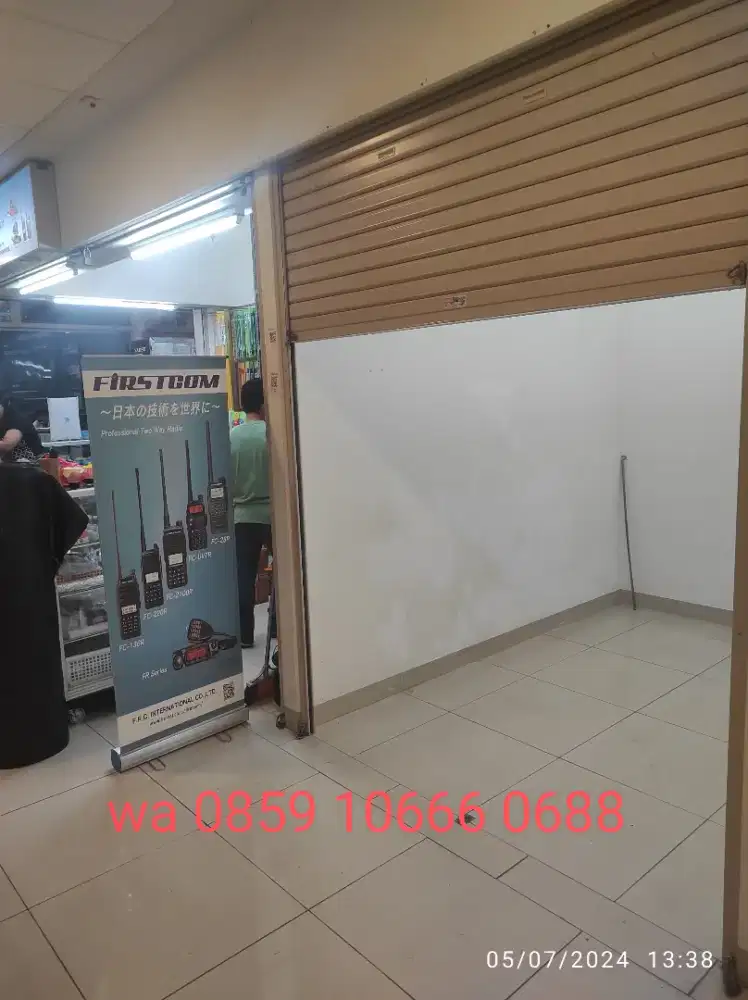 Dijual Toko Harco glodok Ltn 2 Blok F no. Posisi Dekat lift, parkiran