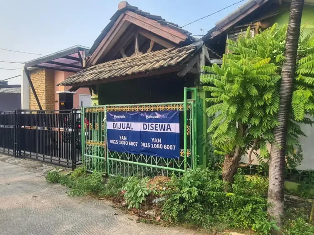 DIJUAL MURAH SEKALI RUMAH LUAS, SHM, LT 280 M2, TAMAN HARAPAN BARU, BEKASI
